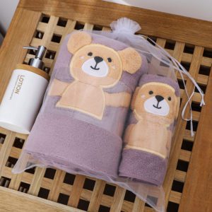Bath Towel Gift Set - Premium Coral Velvet