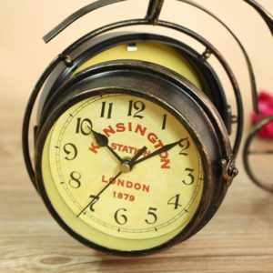 retro bronze bicycle clock 8