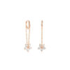 elegant daisy chain earrings