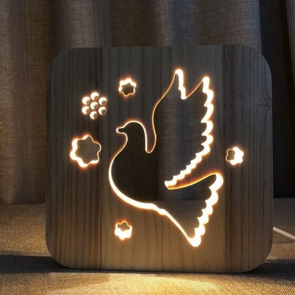 Chic Dove Night Light Ornament