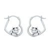 Little Cow Earrings in Silver