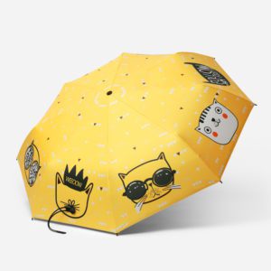 Enchanting Cat Print Umbrella