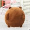 Round Beaver Plush Toy Pillows