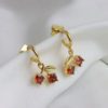 18K Gold Plated Cherry Earrings