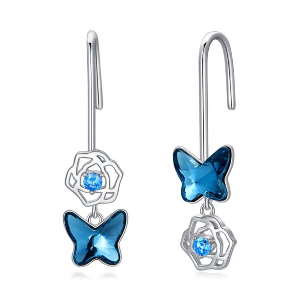 Blue Butterfly Earrings