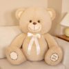 Cuddly Teddy Bear Plush Toy With Bow