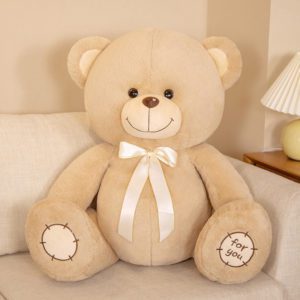 Cuddly Teddy Bear Plush Toy With Bow
