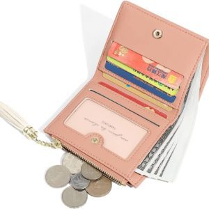 slim wallet tassel