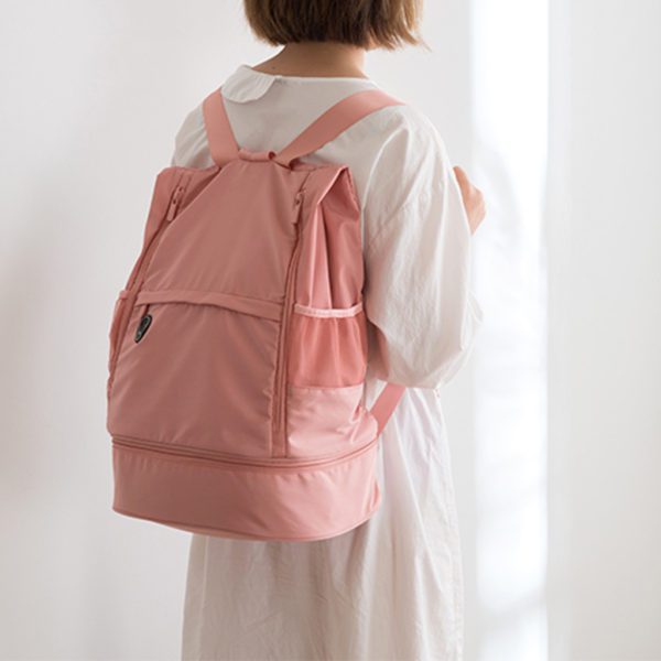 Nylon Backpack for Women - Compact Backpack - Image 3