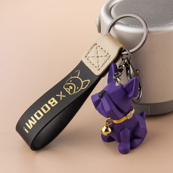 Bulldog Pup Keychain