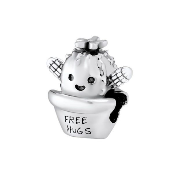 Free Hugs Cactus Charm