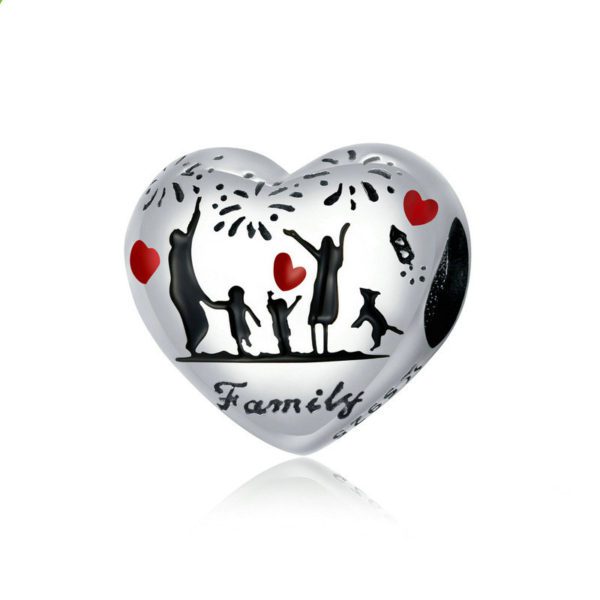 Family Celebrations Heart Charm