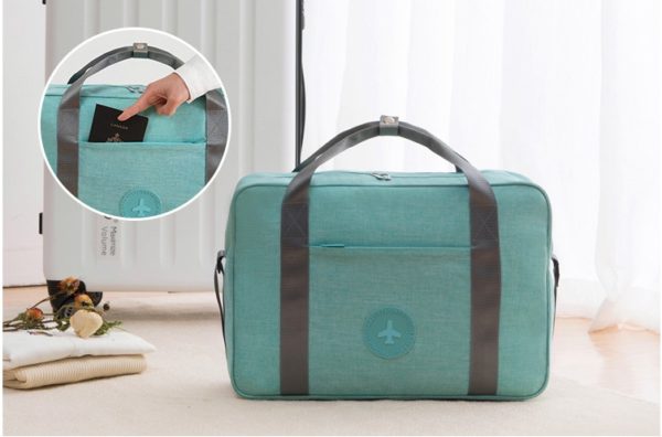 Chic Weekender Bag, Carry on Luggage Bag Carrying Weekend Travel Bag for Women - Image 7