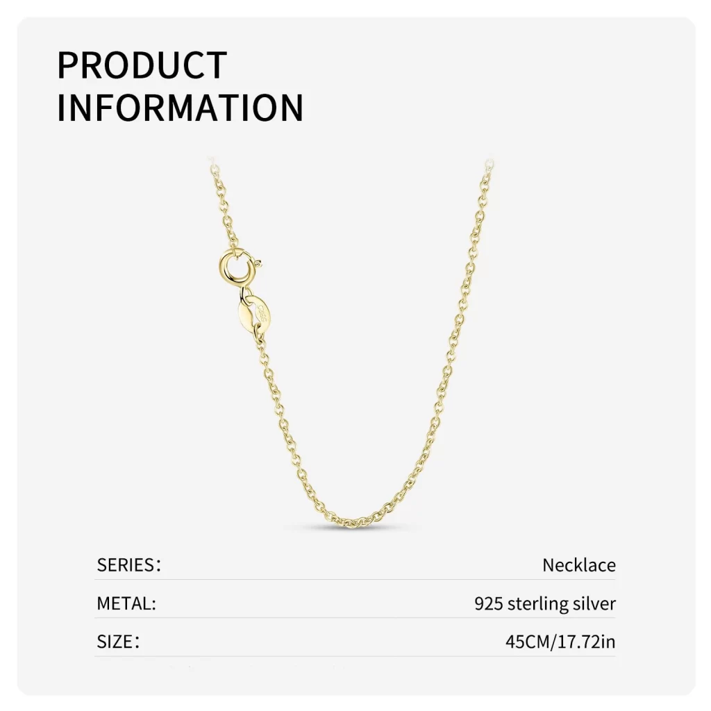 product info necklace