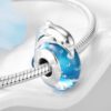 Womens Dolphin Charm in 925 Sterling Silver