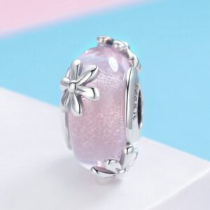 Pink Murano Glass Charm