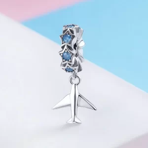 925 Sterling Silver Travel Plane Charm5