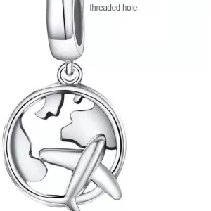 PlaneDangleCharm925Sterling Silver2