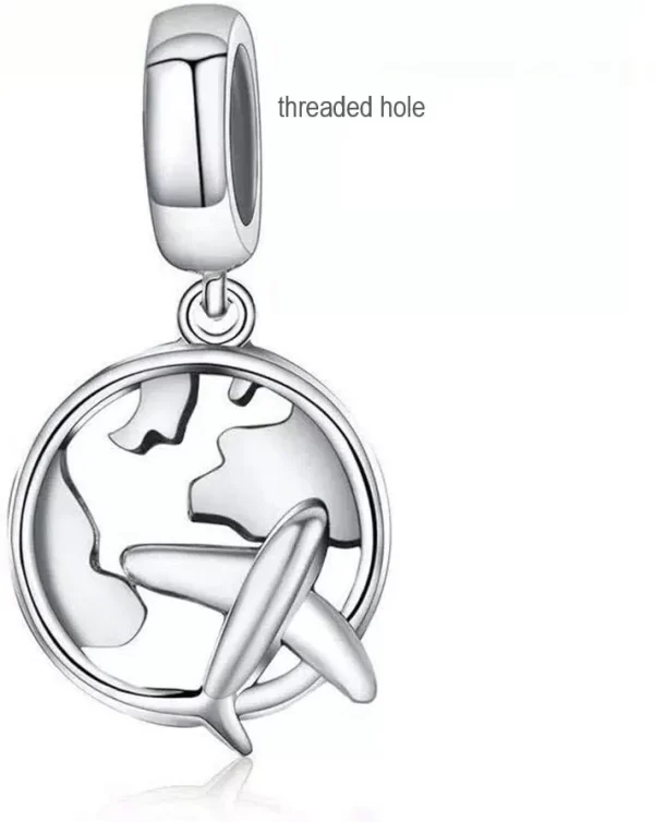 PlaneDangleCharm925Sterling Silver2