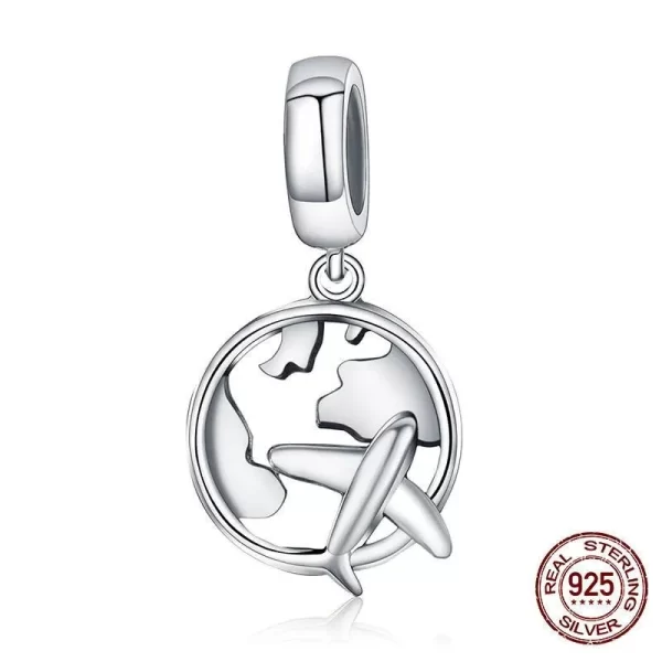 PlaneDangleCharm925Sterling Silver5