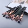 Marble Elegance 10 Piece Makeup Brush Set