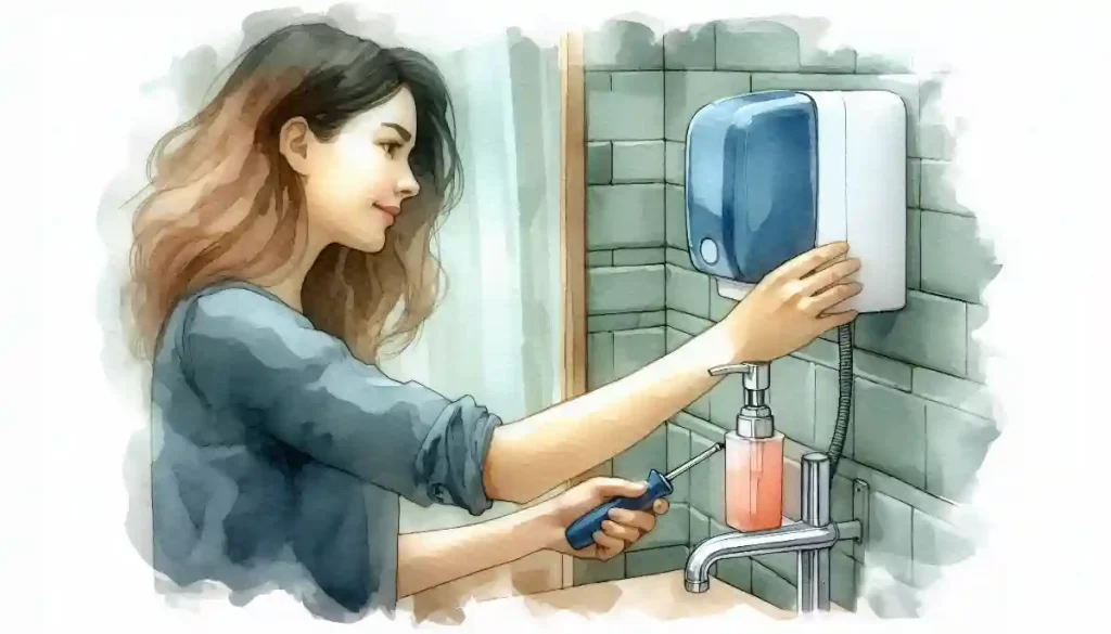 InstallSoapDispenser