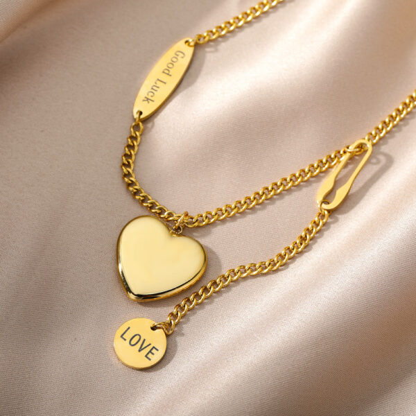 Heart Pendant Necklace For Women - Image 5