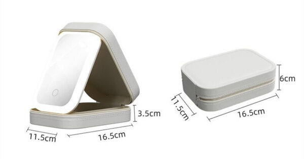 LED Portable Mirror with Storage - Image 5