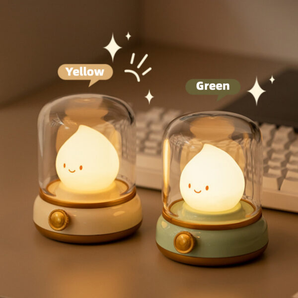 Retro LED Oil Lamp Night Lamp