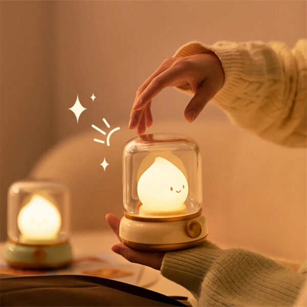 Retro LED Oil Lamp Night Lamp - Image 3