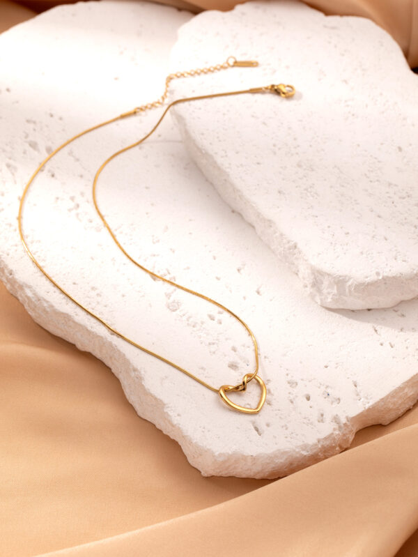 Minimalist Heart Necklace for Women - Image 6