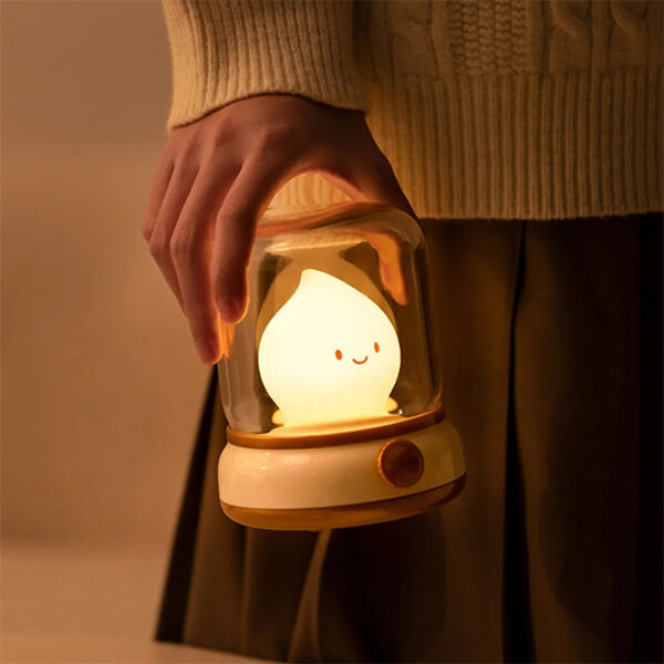 Retro LED Oil Lamp Night Lamp - Image 6