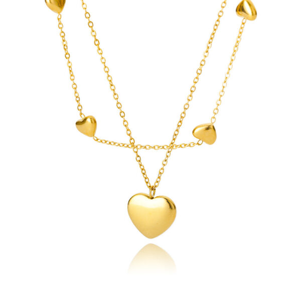 Heart Pendant Necklace For Women - Image 3