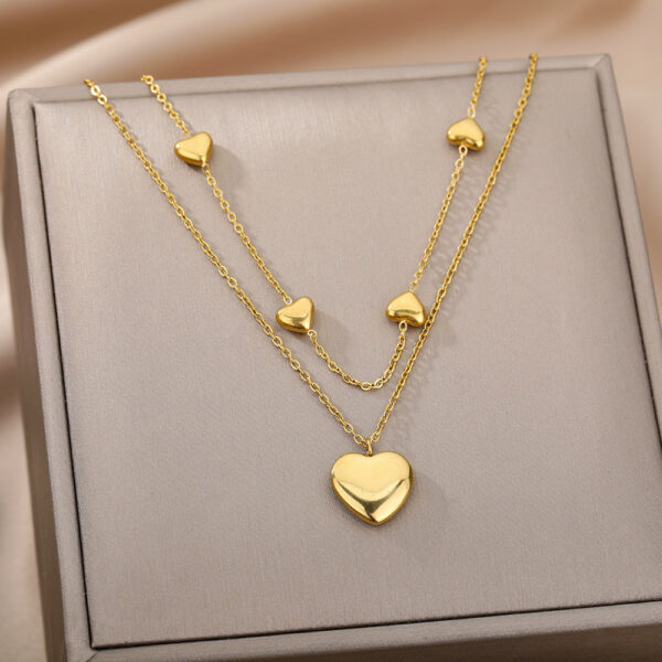 Heart Pendant Necklace For Women - Image 4