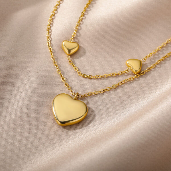 Heart Pendant Necklace For Women - Image 8