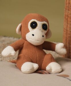 Handcrafted Knitted Monkey Plush Toy
