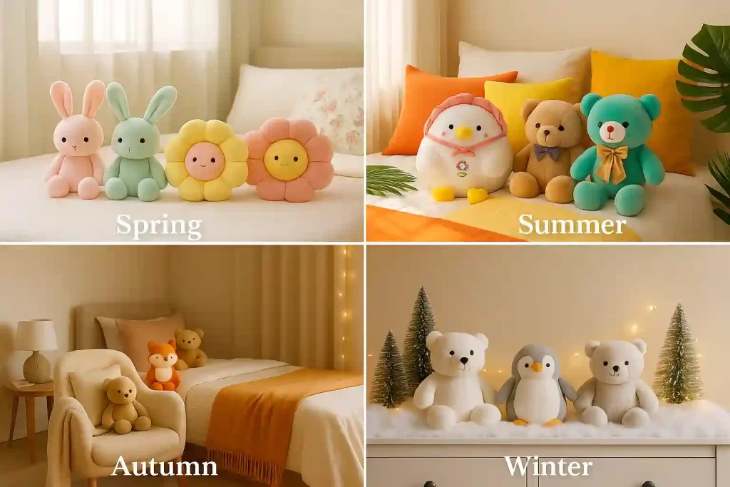 adorable plushie decor