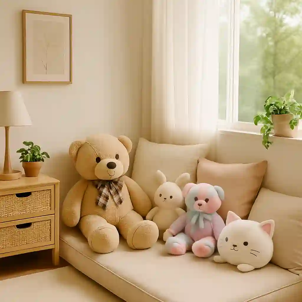 cozy plushie corner
