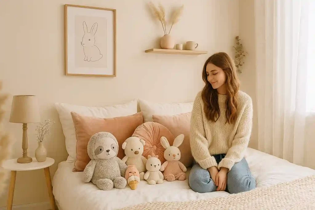 plushie room decor